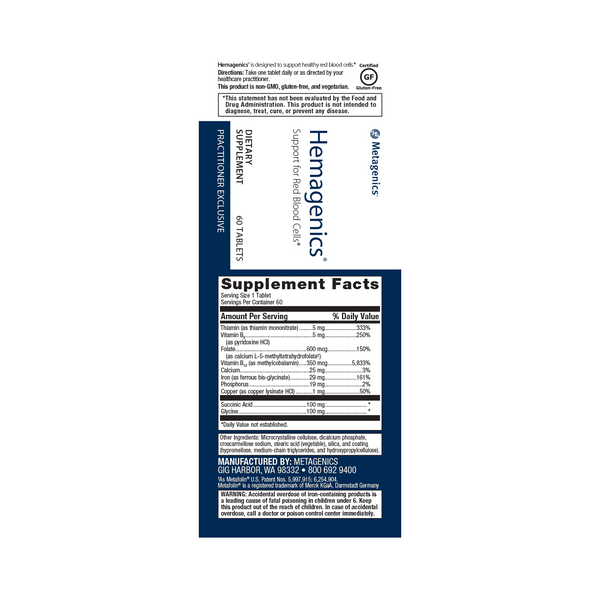 Hemagenics® <br>Support for Red Blood Cells
