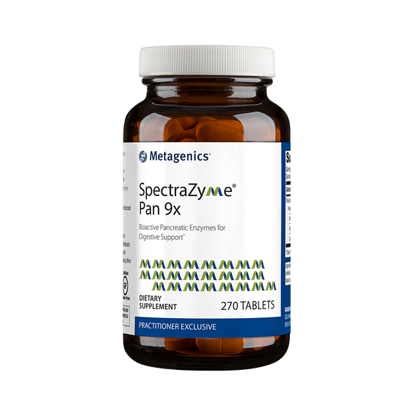 SpectraZyme® Pan 9x <br>Bioactive Pancreatic Enzymes for Digestive Support*