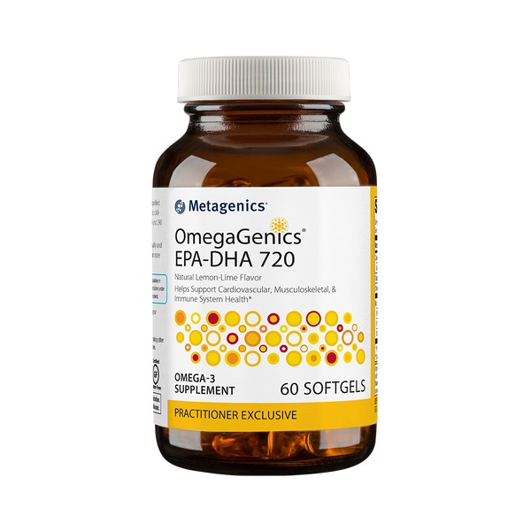 OmegaGenics® EPA-DHA 720 <br>Helps Support Cardiovascular, Musculoskeletal, & Immune System Health*
