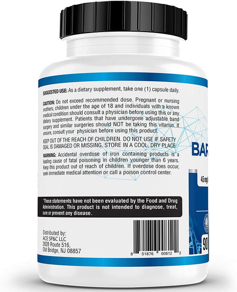 Bariatric Boost One-A-Day Multivitamin 45 mg with Iron