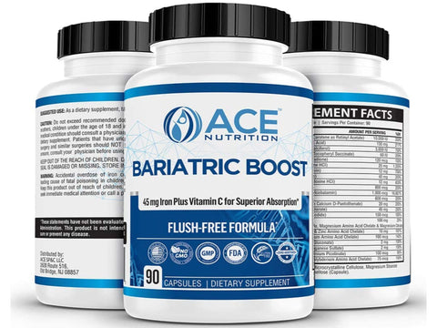 Bariatric Boost One-A-Day Multivitamin 90 Day Supply with 45mg Iron