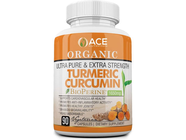 Organic Turmeric Curcumin (90 Capsules)