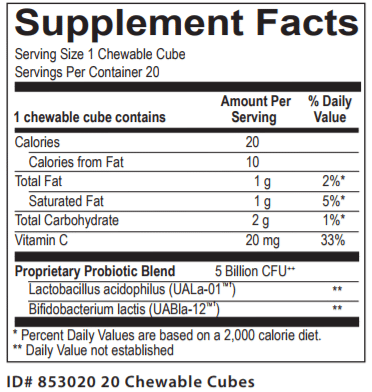 Flora Bites Chewable Probiotics