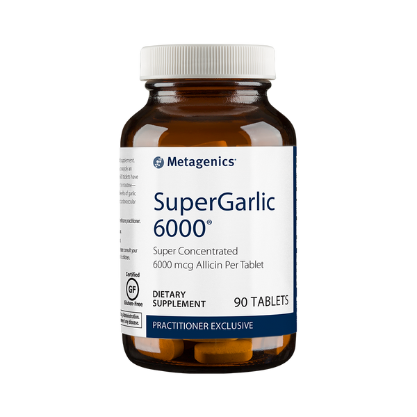 SuperGarlic 6000® <br>Super Concentrated 6000 mcg Allicin Per Tablet