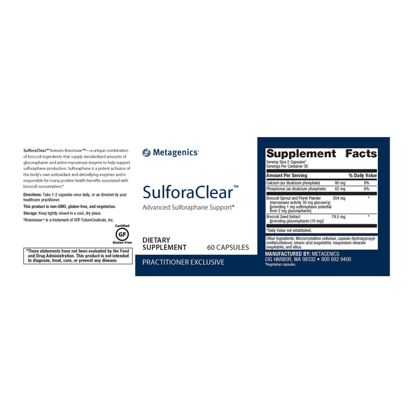 SulforaClear <br>Advanced Sulforaphane Support*