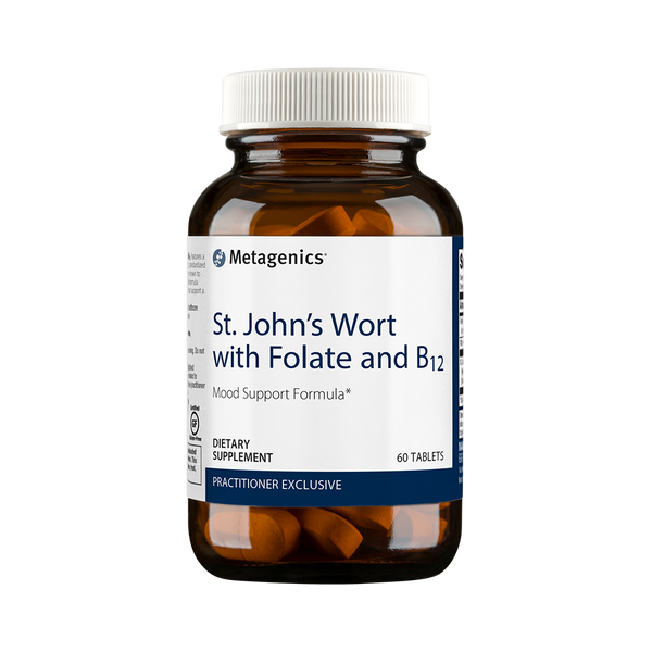 St. John's Wort with Folate and B12 <br>Mood Support Formula*