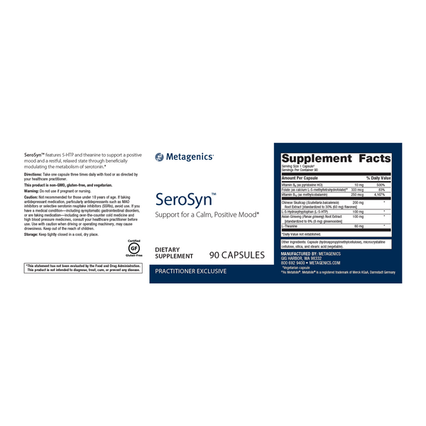 SeroSyn™ <br>Support for a Calm, Positive Mood*