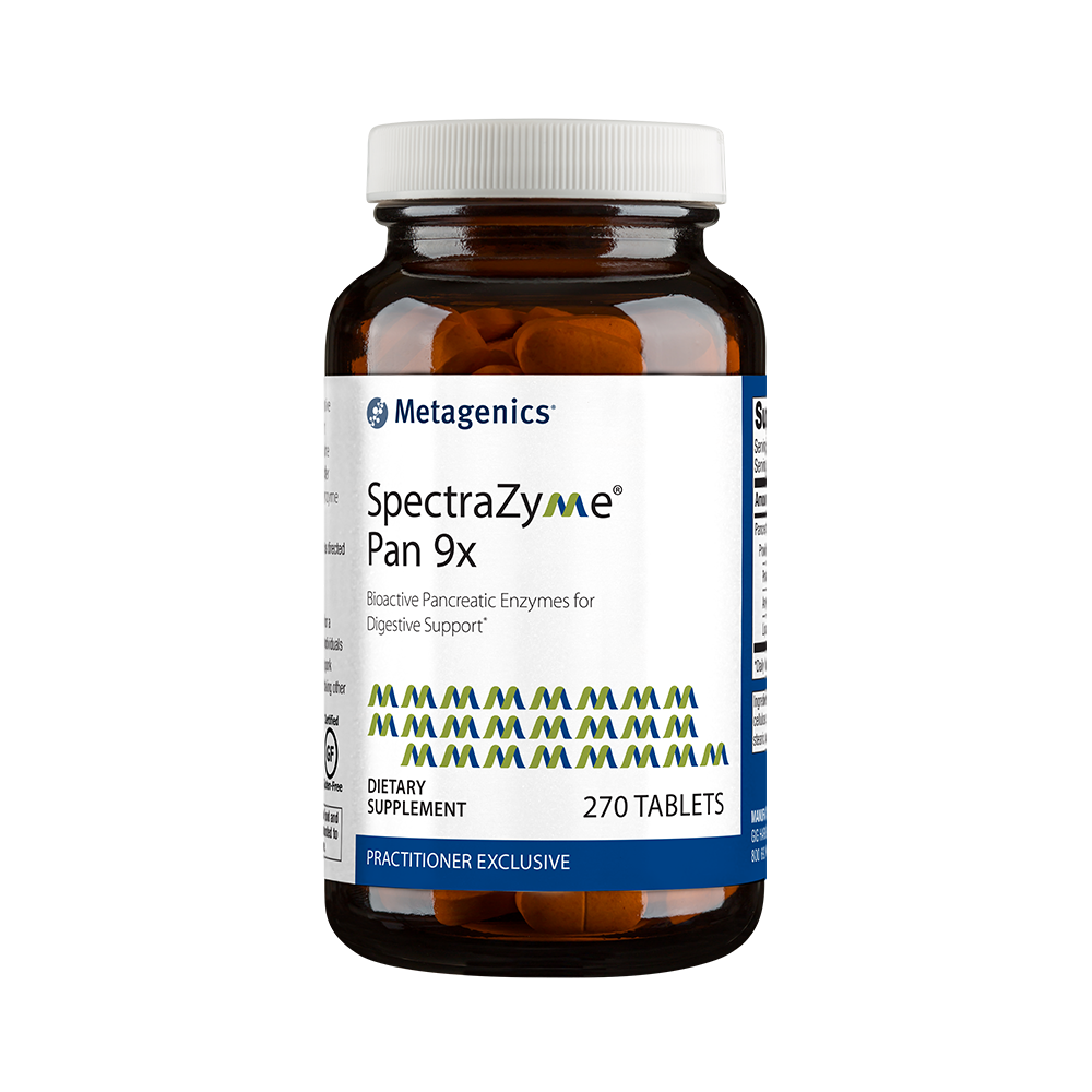 SpectraZyme® Pan 9x <br>Bioactive Pancreatic Enzymes for Digestive Support*