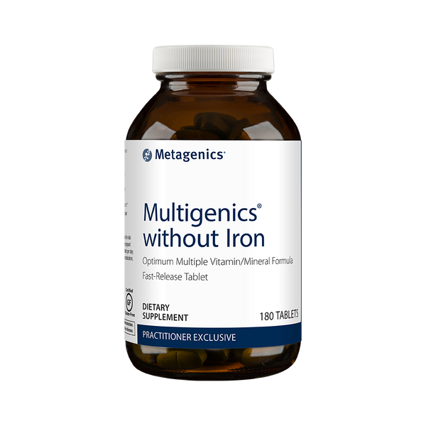 Multigenics® without Iron <br>Optimum Multiple Vitamin/Mineral Formula Fast-Release Tablet