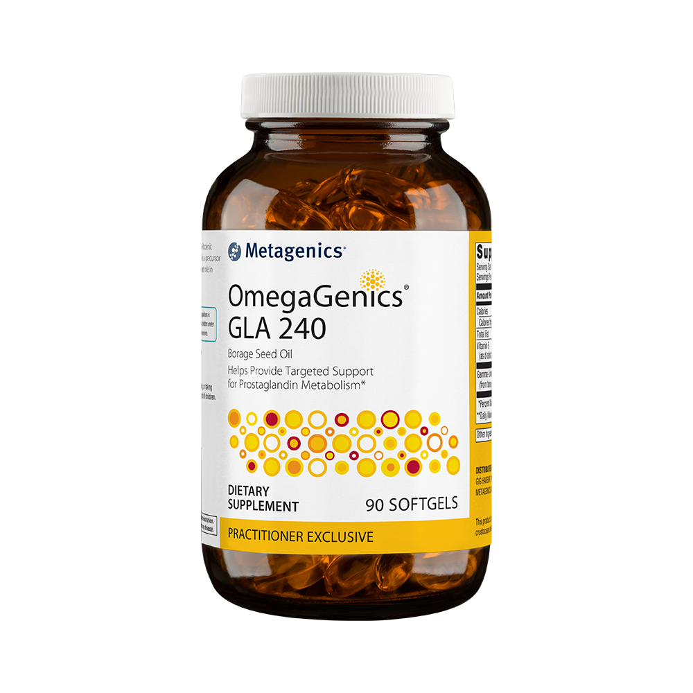 OmegaGenics® GLA 240 <br>Borage Seed Oil  Helps Provide Targeted Support for Prostaglandin Metabolism*