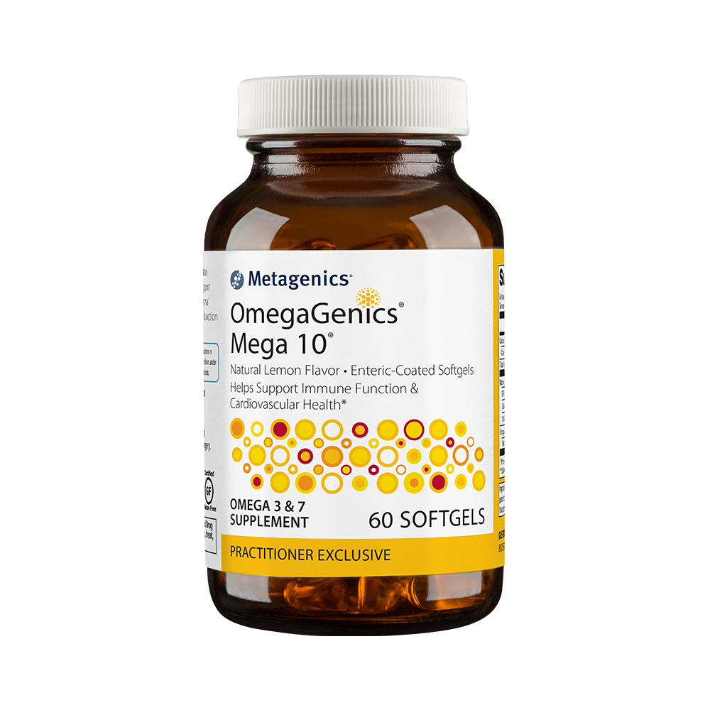 OmegaGenics® Mega 10® <br>OMEGA 3 & 7 Helps Support Immune Function & Cardiovascular Health*