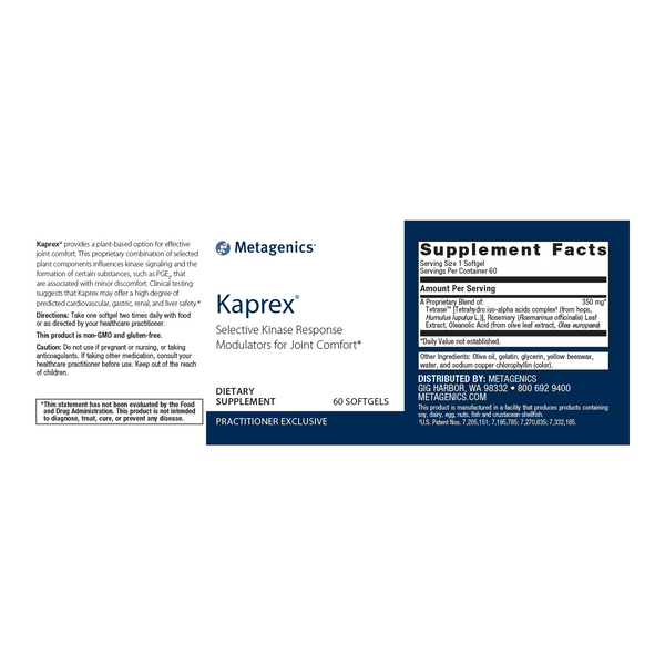 Kaprex® <br>Selective Kinase Response Modulators for Joint Comfort*