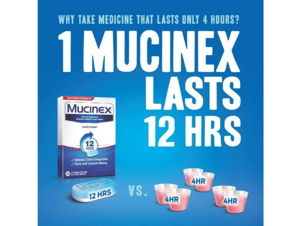 Mucinex Max Strength ER 1200 MG - 14 Tablets