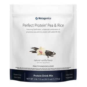 Perfect Protein® Pea & Rice <br>Featuring OptiProtein®, a balanced combination of proprietary pea and rice protein with added BCAAs