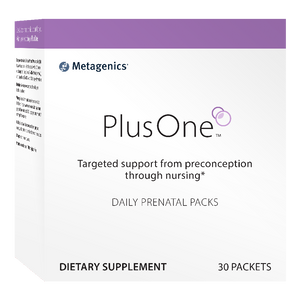 PlusOne™ Daily Prenatal Packs <br>Targeted support from preconception through nursing*