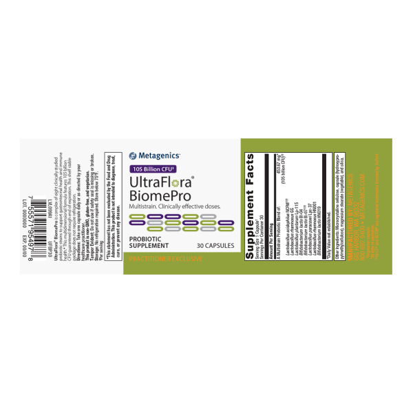 UltraFlora® BiomePro <br>Multistrain. Clinically effective doses.