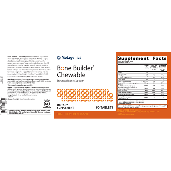 Bone Builder® Chewable <br>Enhanced Bone Support*