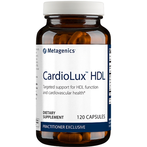 CardioLux™ HDL Targeted support for HDL <br>function and cardiovascular health*