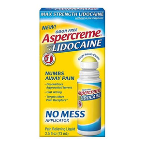 Aspercreme With 4% Lidocaine Roll On Odor Free