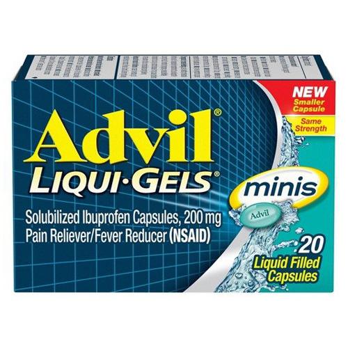 Advil Liquid Gels Minis, Pain Reliever And Fever Reducer