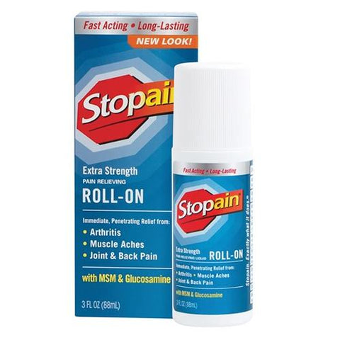 Stopain Extra Strength Pain Releving Roll-On With Msm And Glucosamine