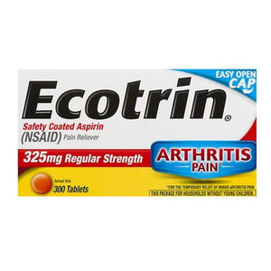 Ecotrin Safety Coated Enteric Aspirin Regular Strength