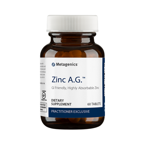 Zinc A.G.™ <br>GI Friendly, Highly Absorbable Zinc