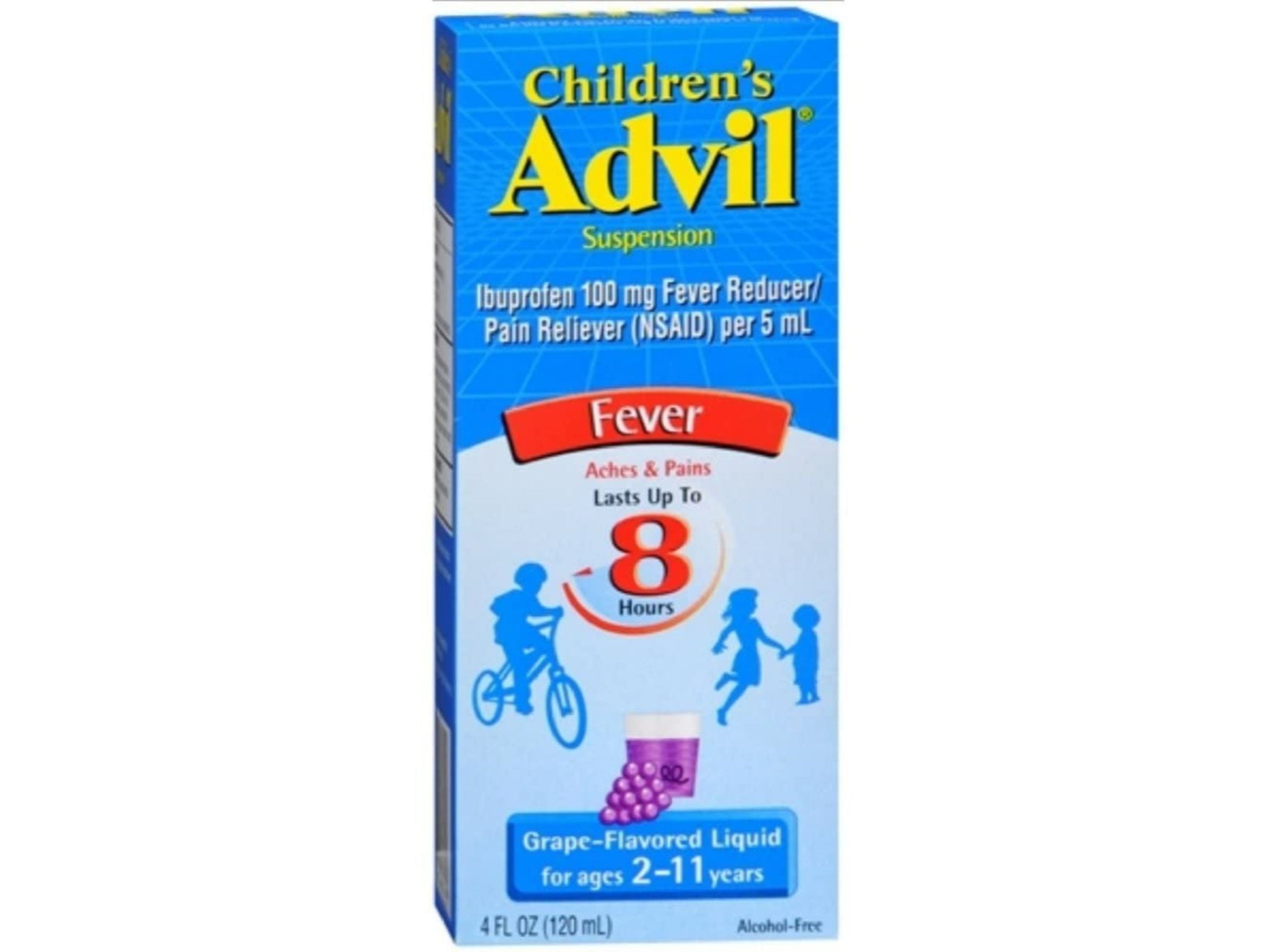 Advil Children's Oral Suspension Grape Flavored 4 oz.