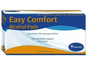 Home Aide Alcohol Prep Pads - 100 Pads
