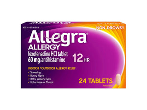 Allegra Allergy 12 hour 24 count