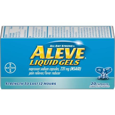 Aleve All Day Strong Pain Reliever And Fever Reducer Liquid Gels