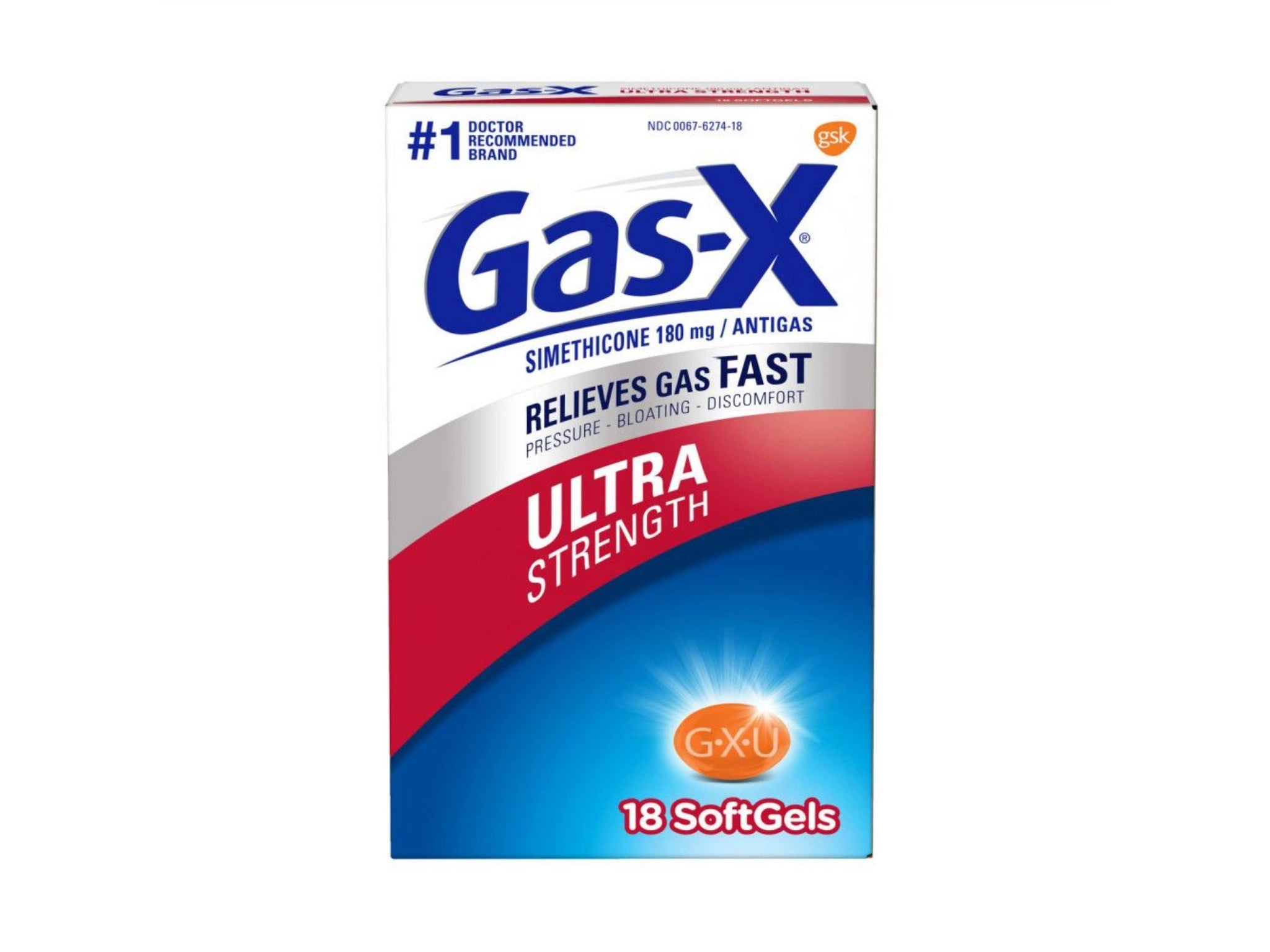 Gas-X Ultra Strength Gas Relief Softgels - 18 ct