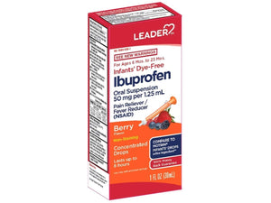 Infants' Dye Free Ibuprofen Drops, Berry Flavor, 1 fl oz