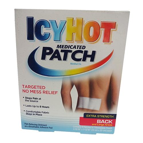 Icy Hot Patch Extra Strength, Back Pain Relief, Large Size