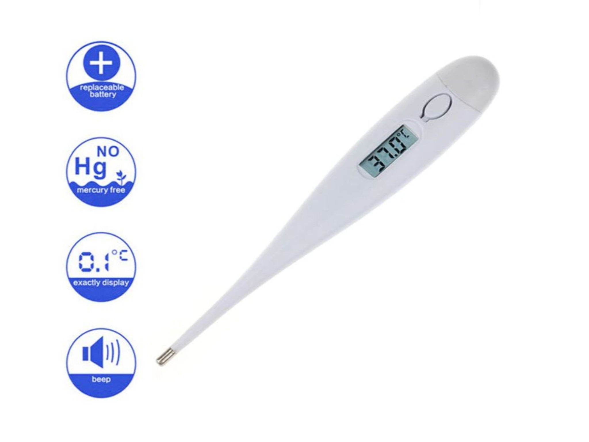 Digital Oral Thermometer Adult and Children (CELSIUS READING ONLY)