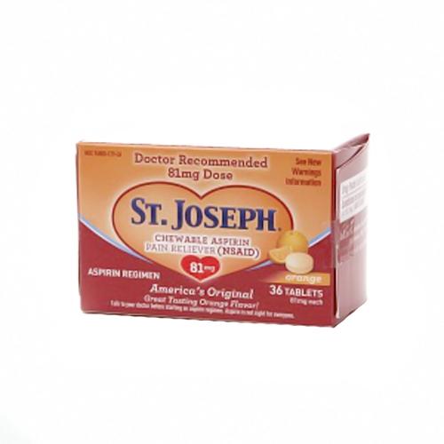 St.Joseph Chewable Aspirin Pain Reliever