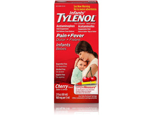 Infants' Tylenol (Acetaminophen) Liquid, Cherry, 2 fl. oz