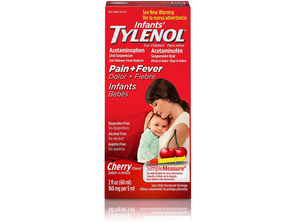 Infants' Tylenol (Acetaminophen) Liquid, Cherry, 2 fl. oz