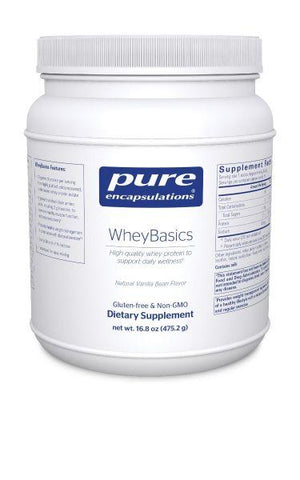 WheyBasics Whey Protein Beverage Powder Natural Vanilla Bean